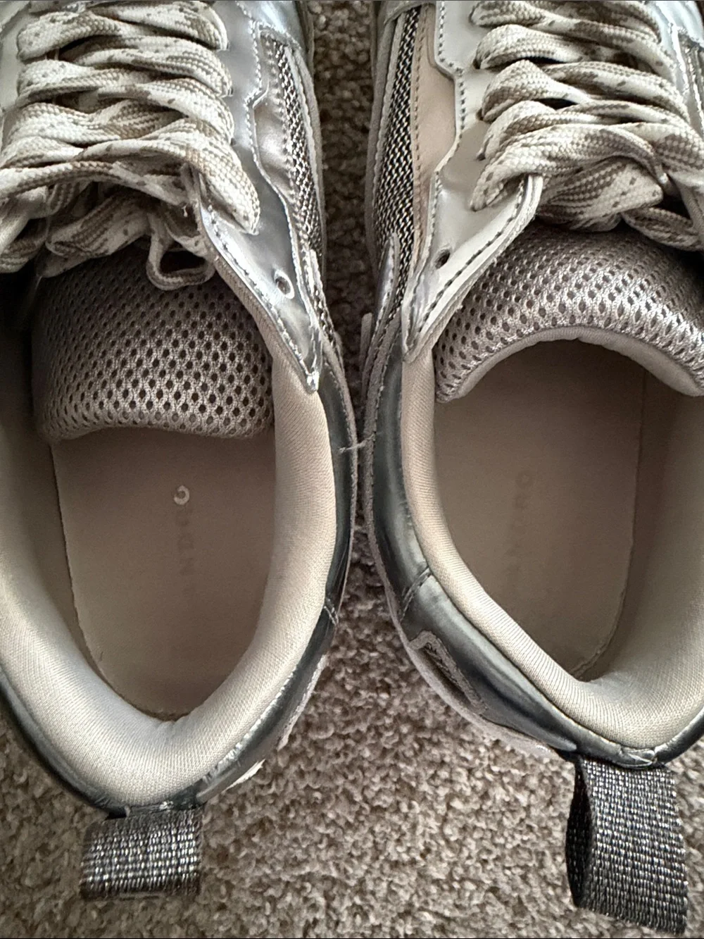 Sandro Flame Silver Sneakers - Picture 8 of 10